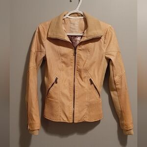 * Guess Brand Vegan Leather Jacket